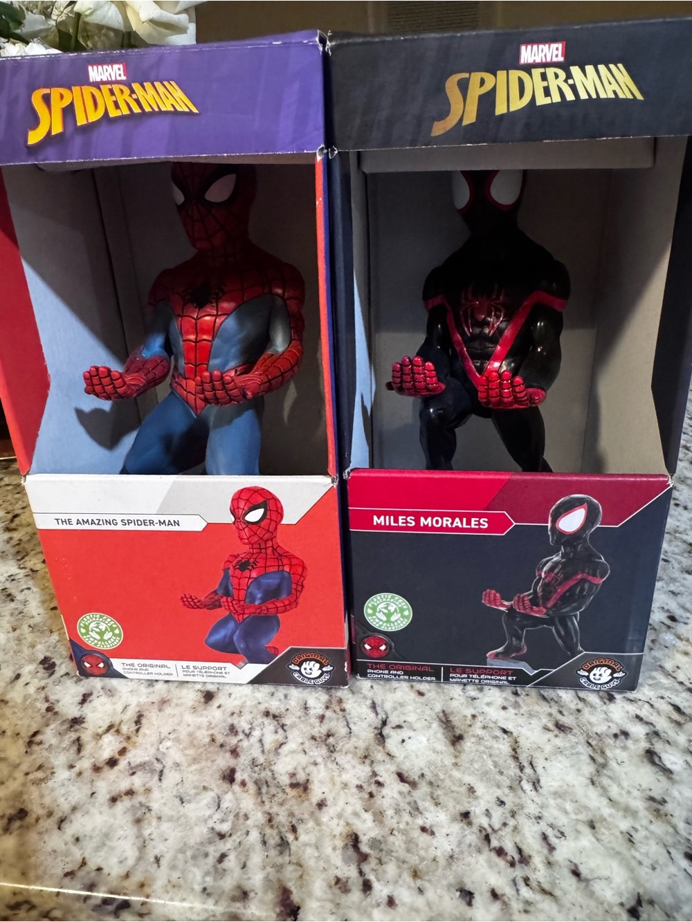 Kids Figure - Red & Black (Miles Morales & Classic) controller stand